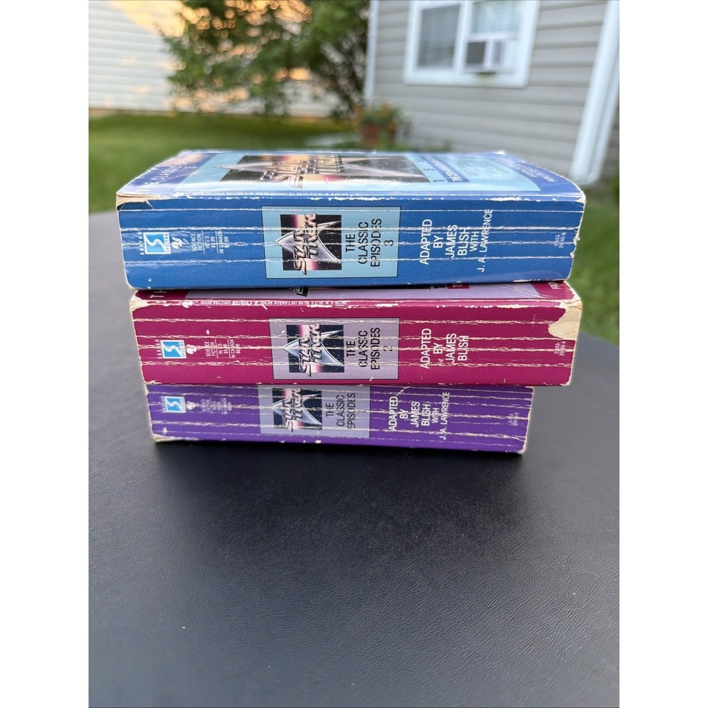 Star Trek TOS Classic Episodes 1991 Edition All 3 Seasons Paperback 25th Anniv